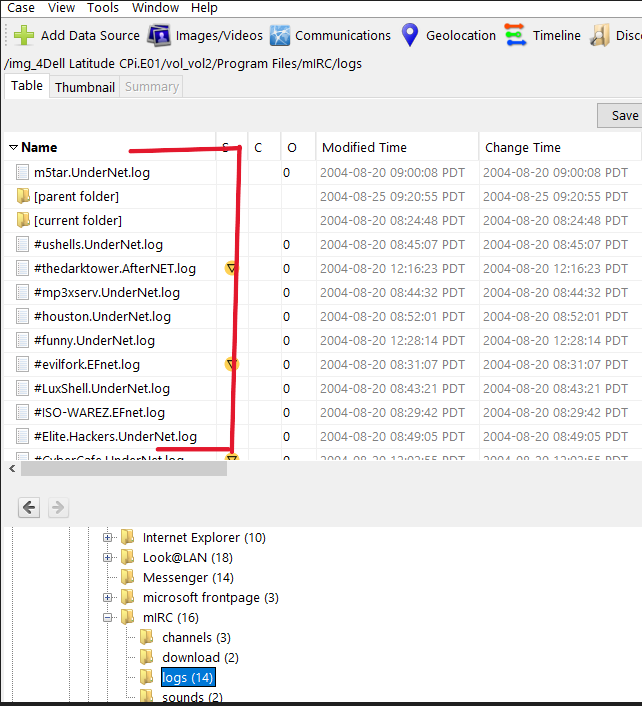 mIRC Logs