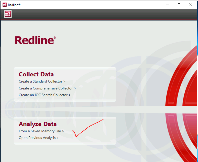 Initial Redline Setup