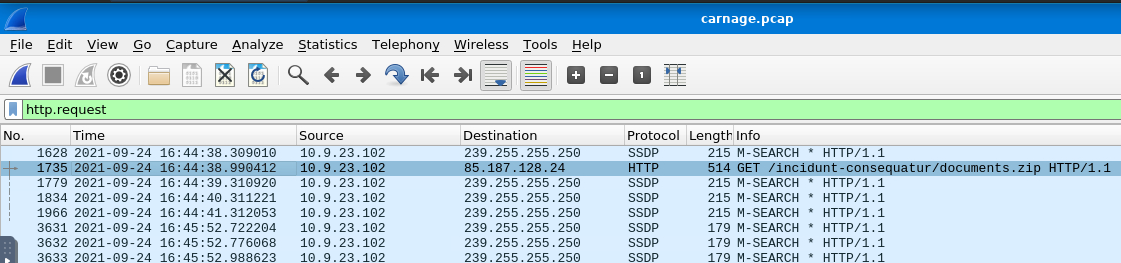 Filter HTTP Requests
