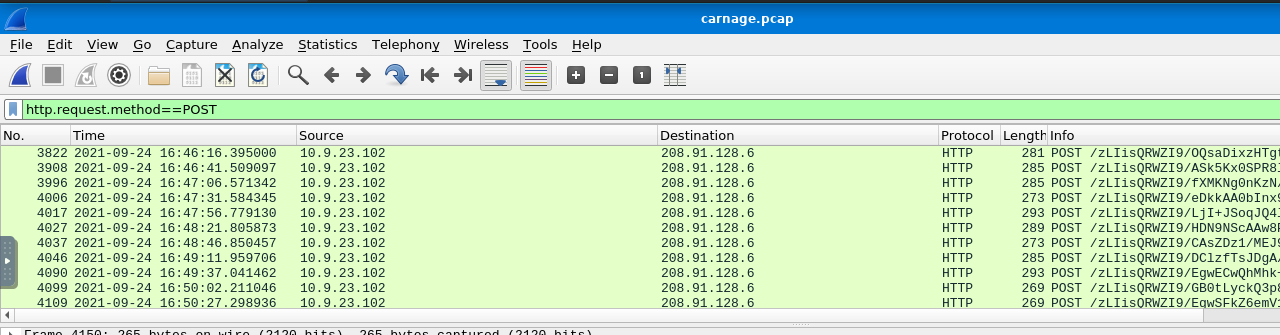 length of http req