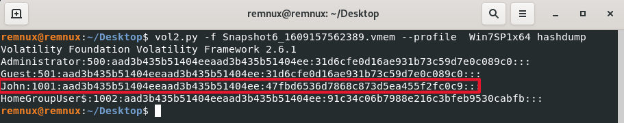 hashdump